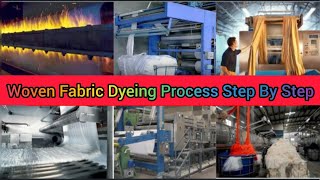 Woven Fabric Dyeing Process Flow Chart Woven Fabric Dyeing Details Wet Processing Flow Chart [upl. by Kolva232]