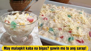 Rice Salad Recipe  10 minutes dessert  no bake  No stream Bake N Roll [upl. by Maice]