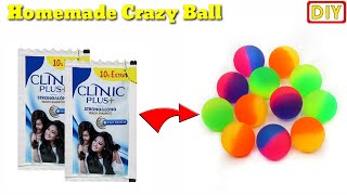 How to make Crazy balls at homeBouncy ballhomemade crazy balldiy Crazy ballStress BallJumpsball [upl. by Tirrej]