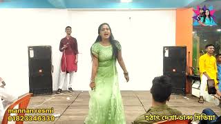 চাটগাইয়া প্রেমিক New Ctg Song 2024 resmi package Stage Dance Cover mannan resmi [upl. by Sikko852]