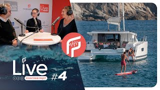 Owners of the new Isla 40 the first miles on board  Fountaine Pajot Webcasts [upl. by Yerdua]