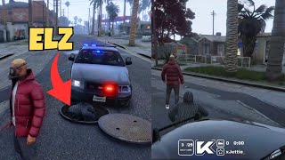 Matt amp Elis CRAZY Encounter w Cops when Coming out of THE SEWERS  NOPIXEL 40 GTA RP [upl. by Soisanahta]