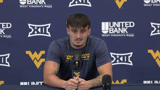 WVU Football  Aug 19 Oliver Straw [upl. by Onia862]