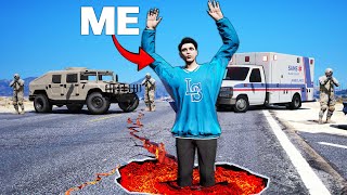 PLAYERS SURVIVE THE FLOOR IS LAVA  GTA 5 RP [upl. by Lrac]