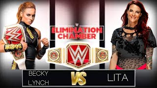 BECKY LYNCH VS LITA  FULL MATCH WWE 2K22 [upl. by Enelaehs]