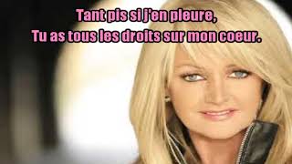 KARAOKÉ Bonnie Tyler amp Kareen Antonn Si Demain Turn Around [upl. by Anyr]