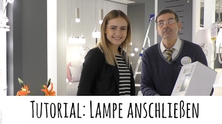 Lampe anschließen mit Lumizil leicht gemacht [upl. by Nnylharas31]