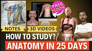 Pass 100 Guarantee best way to memorize anatomy in 30 days  how to study anatomy in 30 days [upl. by Allesiram175]