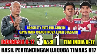 GARUDA ASIA ISTIMEWA  Hasil Pertandingan Timnas Indonesia U17 vs India U17 Ujicoba Malam Ini [upl. by Jorge404]