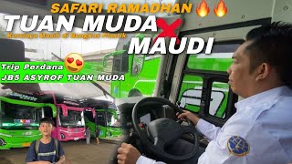 ASYROF TUAN MUDA DAN MAUDI JB5  TRIP PERDANA TUAN MUDA BIKIN HEBOH MANIA [upl. by Evante566]