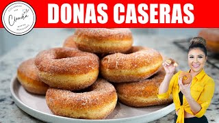 Como Hacer DONAS DE AZUCAR CASERAS Bien Suavecitas Y Esponjaditas No Podrás Resistir [upl. by Poulter942]