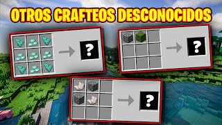 ⛏️⚒️ Otros 7 CRAFTEOS que NO CONOCÍAS de MINECRAFT 😯 [upl. by Akit924]