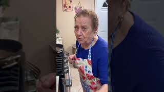 Nonna Pia’s Freshly Cooked Fettine🥩👵🇮🇹 Part 2 nonnapia madewithlove fettine cookingathome [upl. by Ibrik]