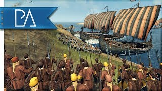 VIKINGS LAY SIEGE TO NORTHUMBRIA  Total War Saga Thrones of Britannia Gameplay [upl. by Evey]