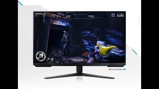 Samsung 27 Inch Odyssey G51C QHD Gaming Monitor 2560x1440 165Hz 1ms VESA HDR10 AMD Freesync [upl. by Nwhas]