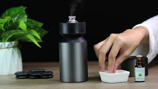 Mobilemini Nebulizing Diffuser by Organic Aromas [upl. by Nohsauq963]