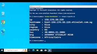 How To Discover Public or Real IP Address Using PowerShell On Windows 10 [upl. by Hyacinth]