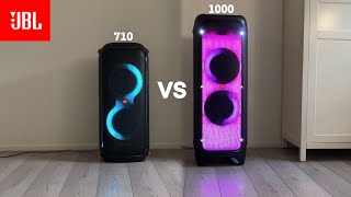 Jbl 710 vs 1000 sound comparison 🔊 100 volume‼️😱 [upl. by Airotnahs]