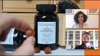 Croissance de la barbe et antichute de cheveux  Interview Gummies Madame La Présidente [upl. by Ruddy395]