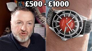 My 3 BEST LUXURY DIVERS under £1000 and 1 Bonus Pick [upl. by Ahsotal]