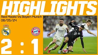 Real Madrid vs Bayern Munich 21 Extended Highlights amp All Goals 2024  Joselus Spectacular Goal🔥🤯 [upl. by Deedee971]