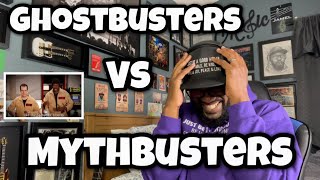 Ghostbusters vs Mythbusters  Epic Rap Battles of History  REACTION [upl. by Attiuqihc]