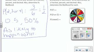 7th Grade 91 Probability of Simple Events [upl. by Arol]