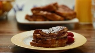 How to Make Raspberry Cheesecake Stuffed French Toast  Brunch Recipes  Allrecipescom [upl. by Sage993]