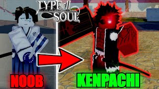 Going From Noob To BANKAI Kenpachi Zaraki In Type SoulRoblox [upl. by Kirsti]