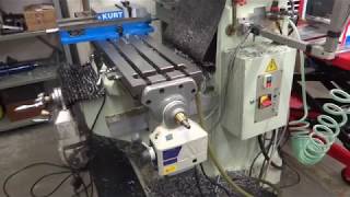 Changing Power Feed on Bridgeport Type Milling Machine [upl. by Asela]