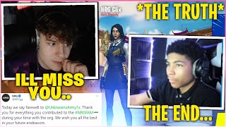 CLIX Reacts To UNKNOWN DROPPED From NRG amp REVEALS How LA Almost Ruin His FORTNITE CAREER [upl. by Iphigenia]