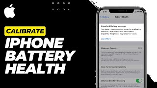 How to Calibrate iPhone Battery Health 2023 [upl. by Jereme]