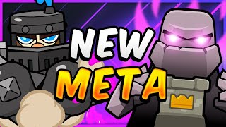 NEVER BEFORE SEEN MEGA GOLEM FEELS LIKE CHEATING — Clash Royale [upl. by Esinnej]