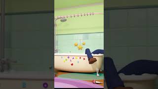 What a Mess Clumsy Daddy 🛁🤭 lellobee shorts clumsy bathsong  Nursery Rhymes for Babies [upl. by Deste862]