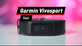 Garmin Vivosport Schlankes FitnessArmband im Test [upl. by Erasmus963]