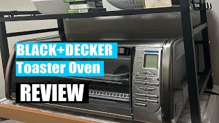 BLACKDECKER Toaster Oven Review  Stylish Countertop Cooking Revealed [upl. by Ojillib]