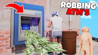 ROBBING ATMS LIVE in GTA 5 RP  Level Up Roleplay FiveM [upl. by Uba32]