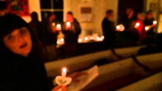 Christmas Eve Candlelight Service Haddam Neck Congregational Church December 24 2014 [upl. by Arabrab]