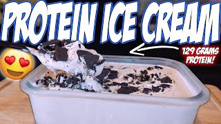 THIS PROTEIN ICE CREAM IS A GAME CHANGER  Low Calorie High Protein Recipe [upl. by Zurn706]