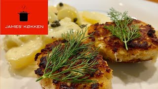 Fiskefrikadeller Danish fish cakes [upl. by Ennoved]