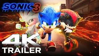 SONIC THE HEDGEHOG 3 2024  All Trailers amp Clips [upl. by Enirrok775]