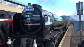 Locomotive 60163 Tornado at Haymarket Station [upl. by Sion]