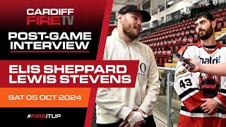 PostGame Interview Elis Sheppard amp Lewis Stevens  5 Oct 2024 [upl. by Winters]