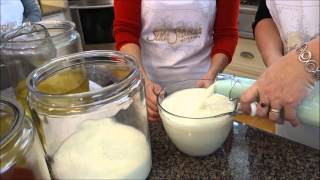 Video Crema De Arancello Making and Bottling For St Josephs Day 2015 Part II [upl. by Demahum]