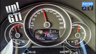 2018 VW up GTI 115hp  0100 kmh acceleration 60FPS [upl. by Eirolam892]