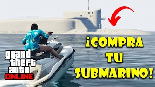 COMO COMPRAR EL SUBMARINO KOSATKA EN GTA ONLINE  HACER EL GOLPE A CAYO PERICO POR PRIMERA VEZ [upl. by Etteiluj88]