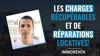 Les charges récupérables et de réparations locatives [upl. by Renick]