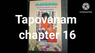 Tapovanam chapter 16 Telugu  kamalamma kathalu [upl. by Moersch]