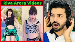 PAKISTANI REACT ON RIVA ARORA REELS VIDEOS  REACTION VLOGGER [upl. by Nera]