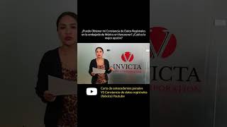 Constancia de Datos Registrales de México en Canada [upl. by Zenobia]